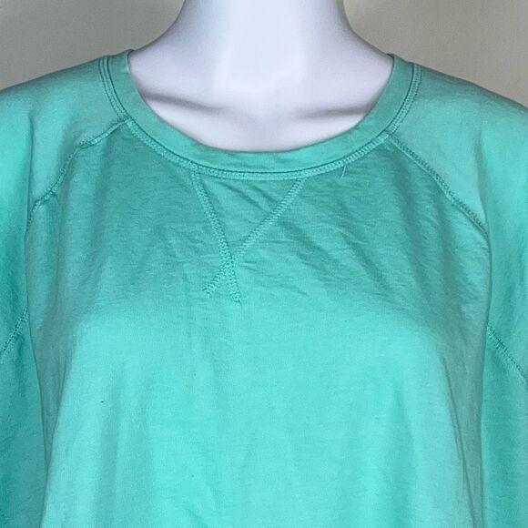 Lane Bryant Livi Activewear Poof Short Sleeve Banded Bottom Slub Shirt (18/20) - Picture 2 of 10